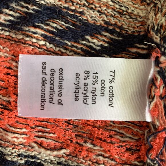 MAURICES Open Style Fringe Aztec Inspired Hooded Long Line Cardigan Sweater Sz M - Picture 14 of 15